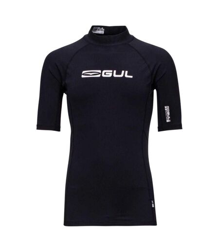 Mens Logo Rash Guard Black Gul