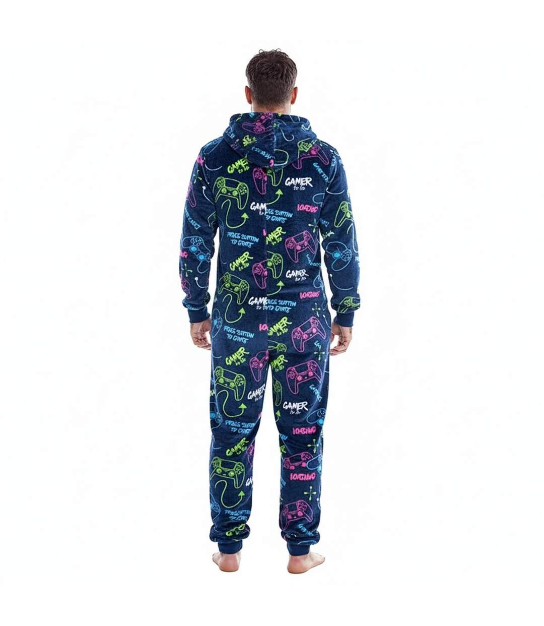 Combinaison Motif/style Manette Homme Néon Floso-3