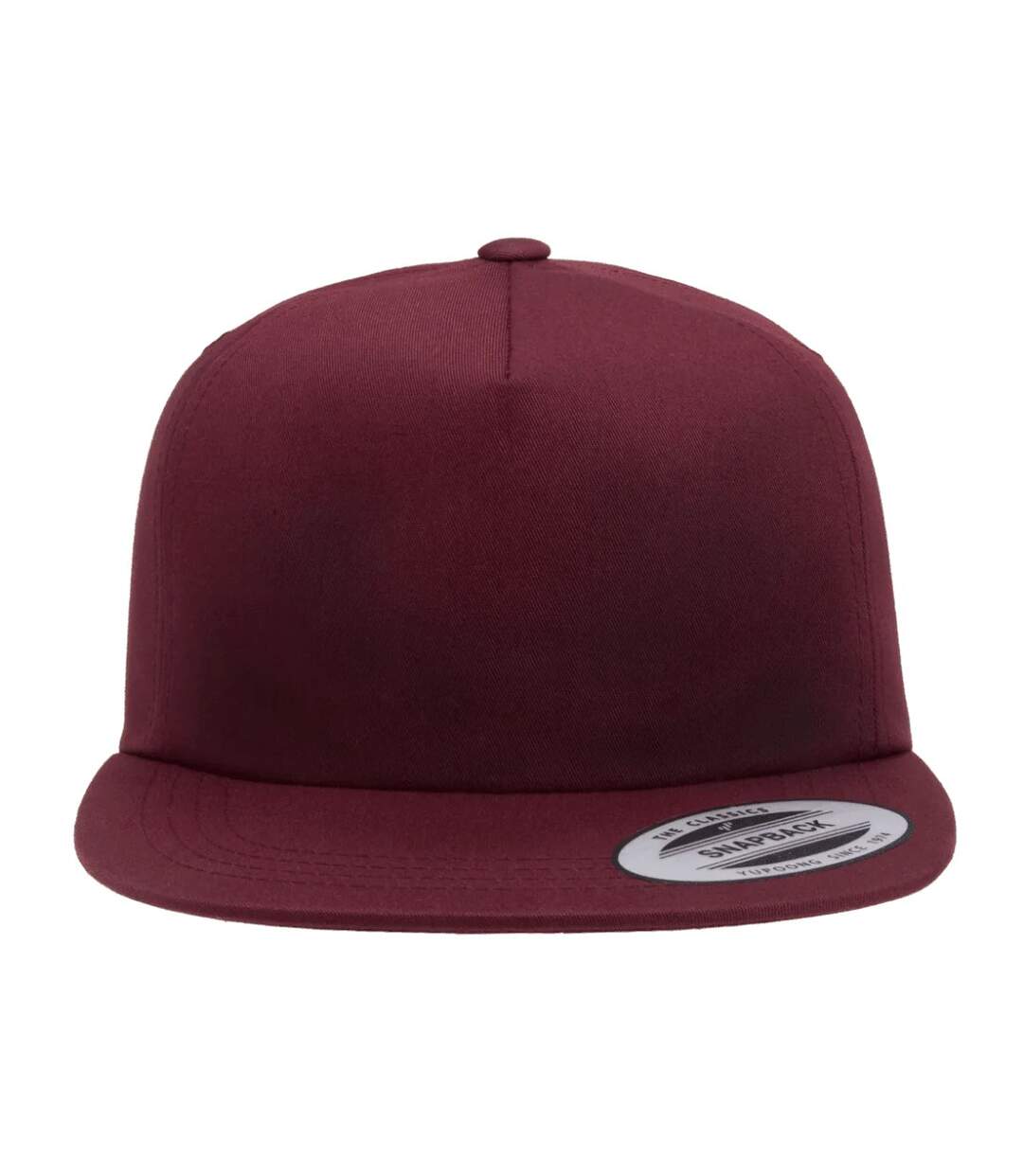 Casquette Ajustable Motif/style 5 Panneaux Pourpre Flexfit-1