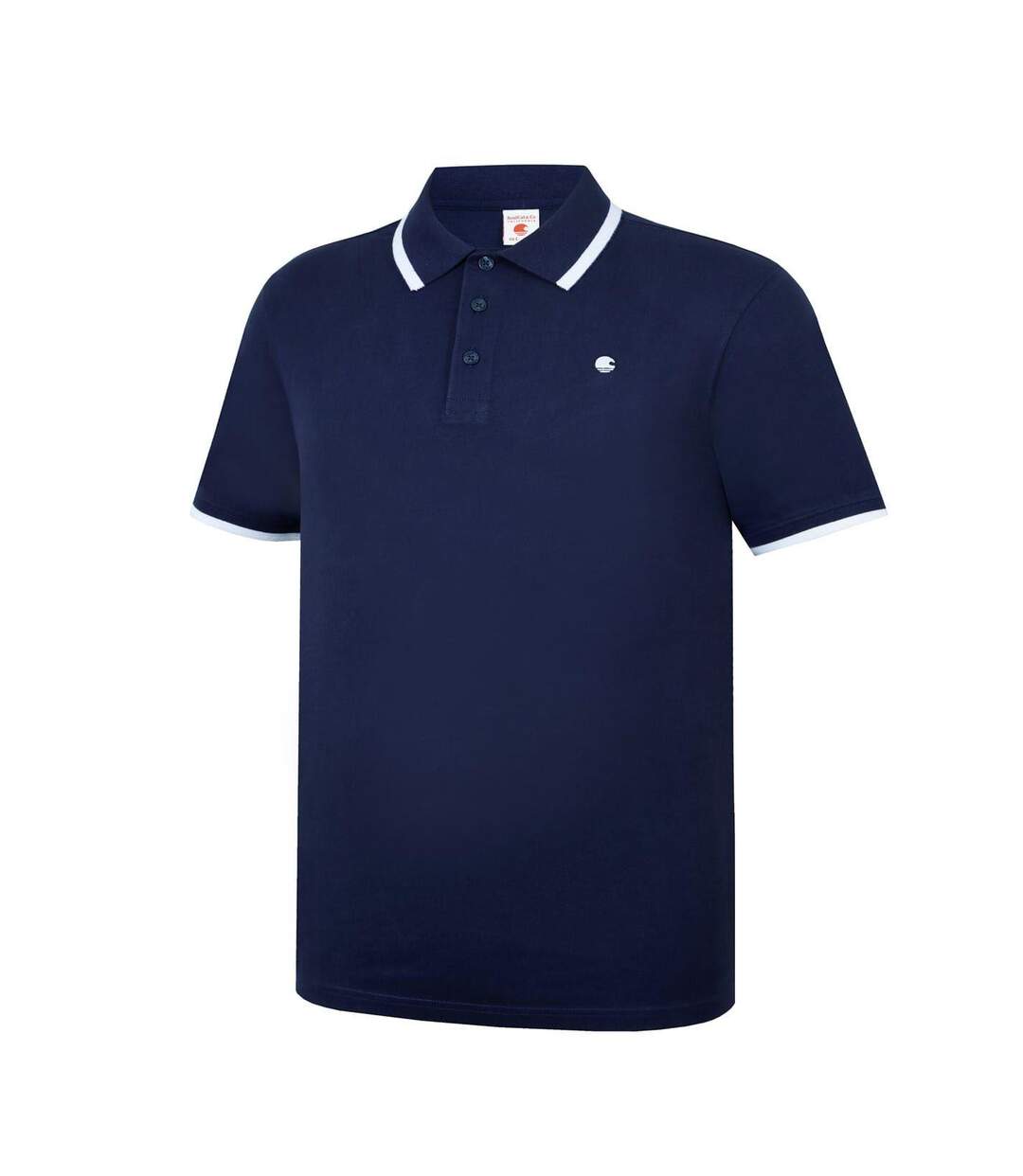 Polo Motif/style Signature Homme Bleu Marine SoulCal-3