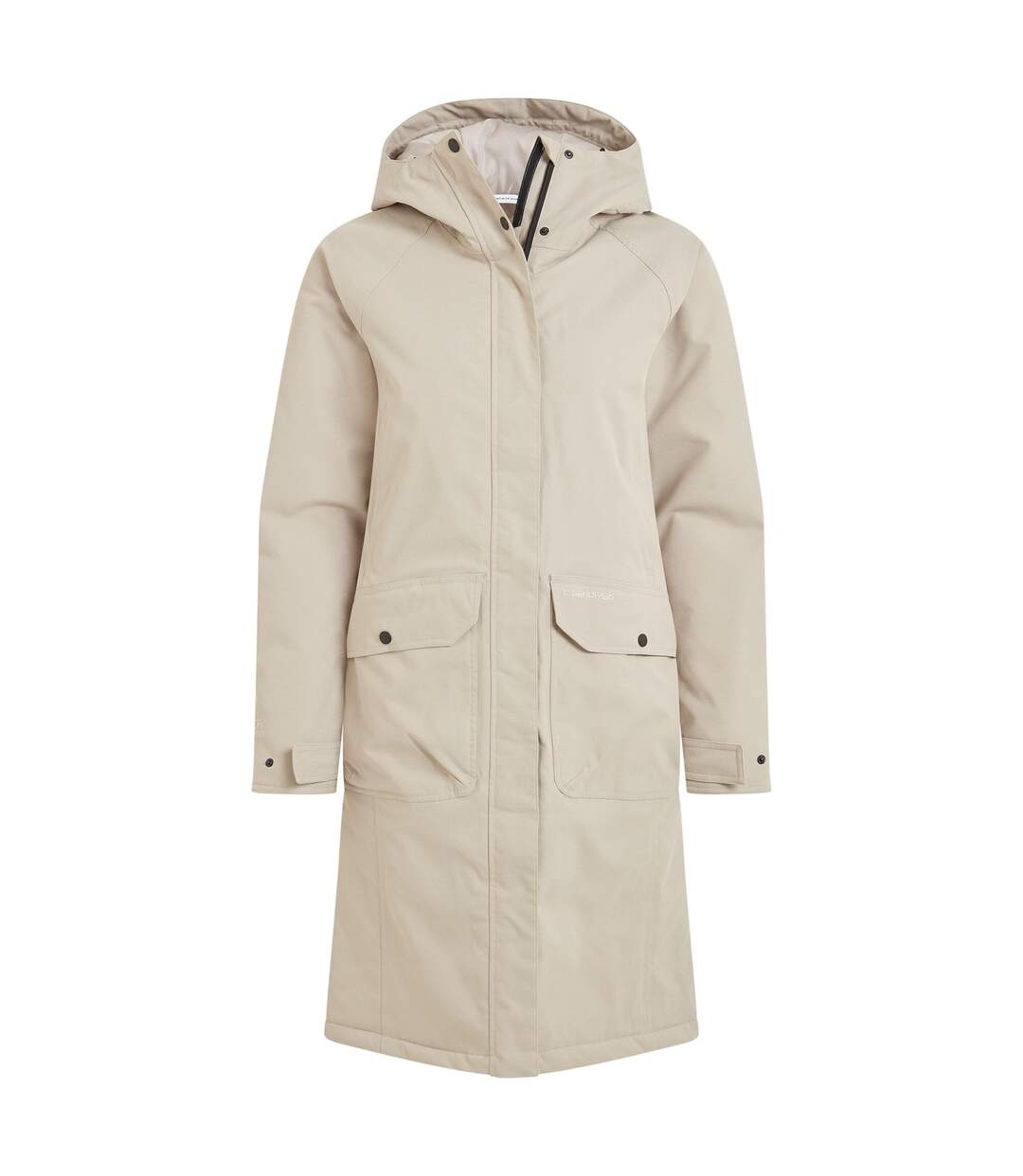 Veste Imperméable Longue Et Unie À Capuche Rosalind Femme Blanc Cassé Craghoppers-2