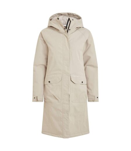 Veste Imperméable Longue Et Unie À Capuche Rosalind Femme Blanc Cassé Craghoppers