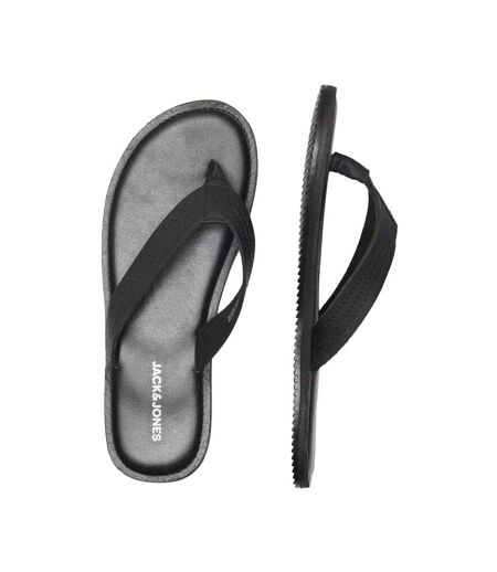 Mens washton leather flip flops anthracite Jack And Jones