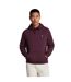 Mens pullover hoodie burgundy Lyle & Scott