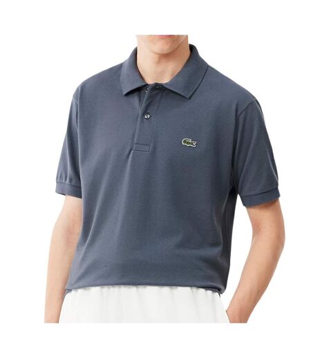 Polo gris bleuté homme lacoste l1212