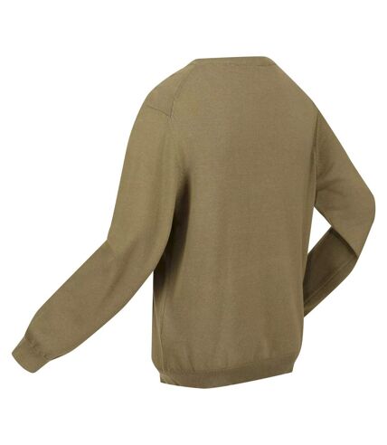 Regatta Mens Kaelen Knitted Jersey Sweater (Capulet) - UTRG8392