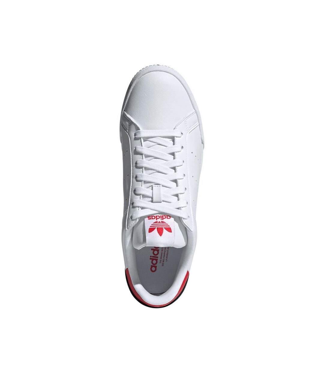 Mens Tourino Leather Trainers White Adidas-3