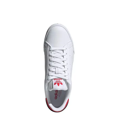 Mens Tourino Leather Trainers White Adidas