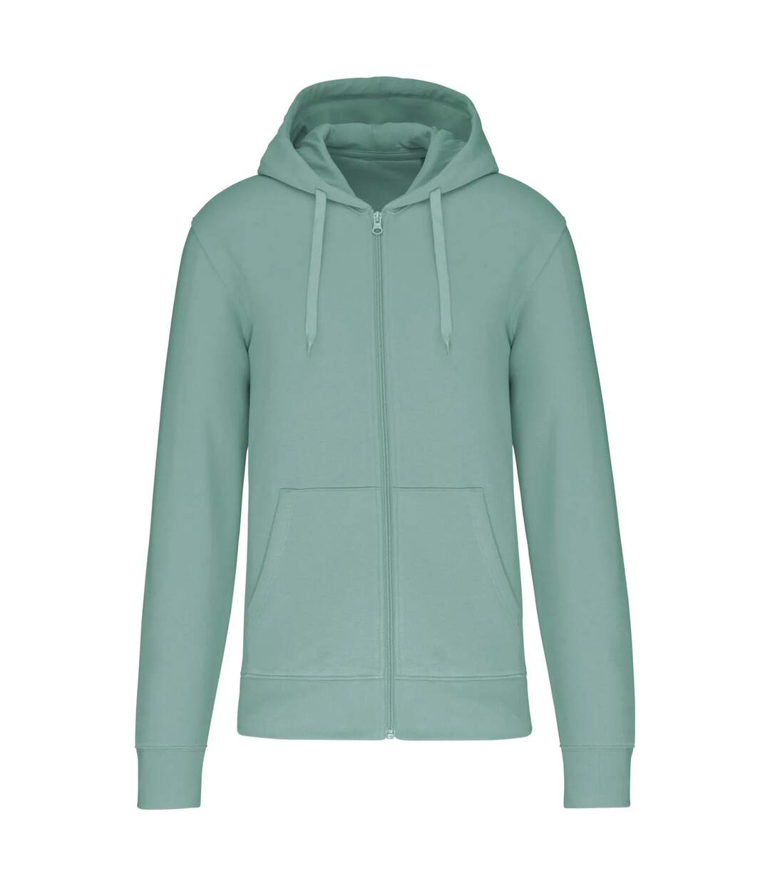 Veste à capuche homme vert de gris Kariban-1