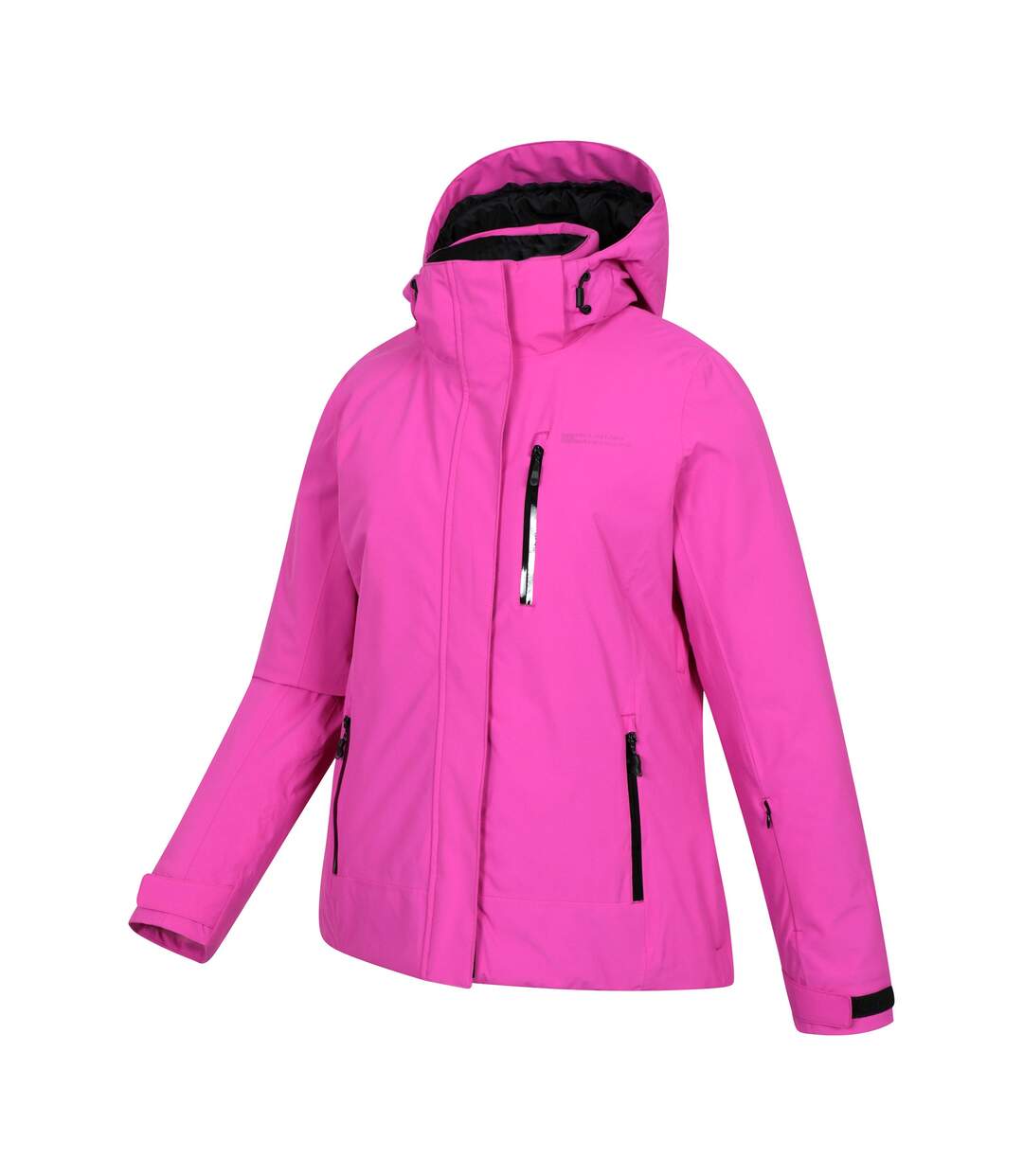 Womens/ladies Aspen Waterproof Ski Jacket Bright Pink Mountain Warehouse-4