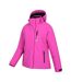 Womens/ladies Aspen Waterproof Ski Jacket Bright Pink Mountain Warehouse-4