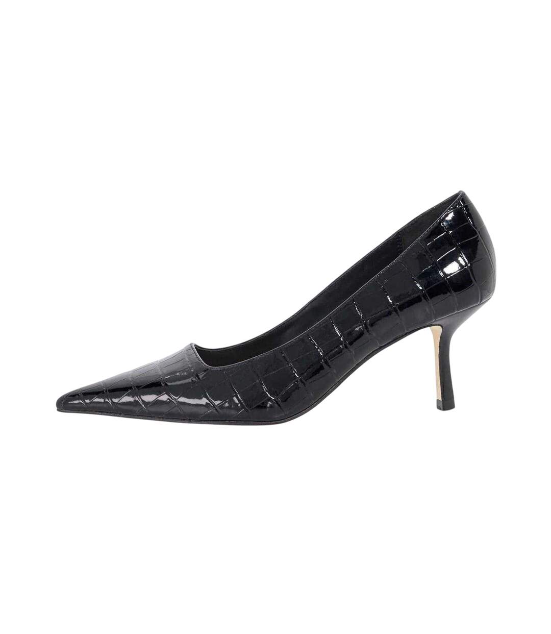 Escarpins Motif/style Imprimé Crocodile Bexton Femme Noir Dune London-3