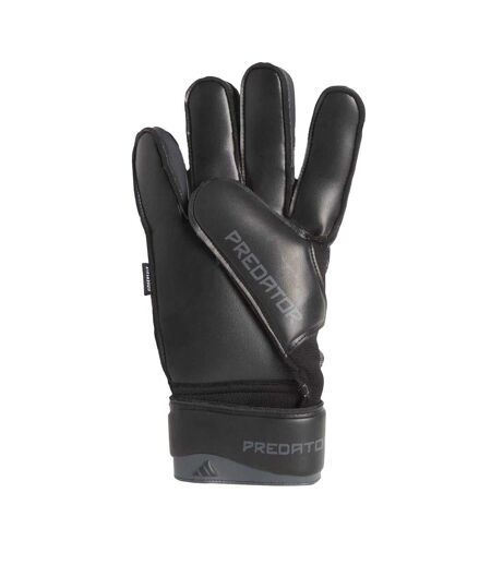 Unisex Adult Predator Match Fingersave Goalkeeper Gloves Black Adidas