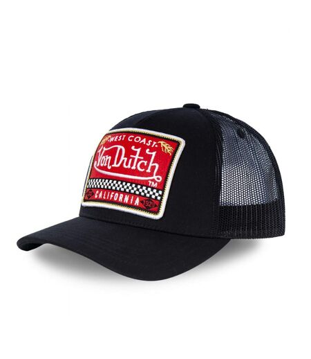 Casquette baseball filet Von Dutch West Coast Noir