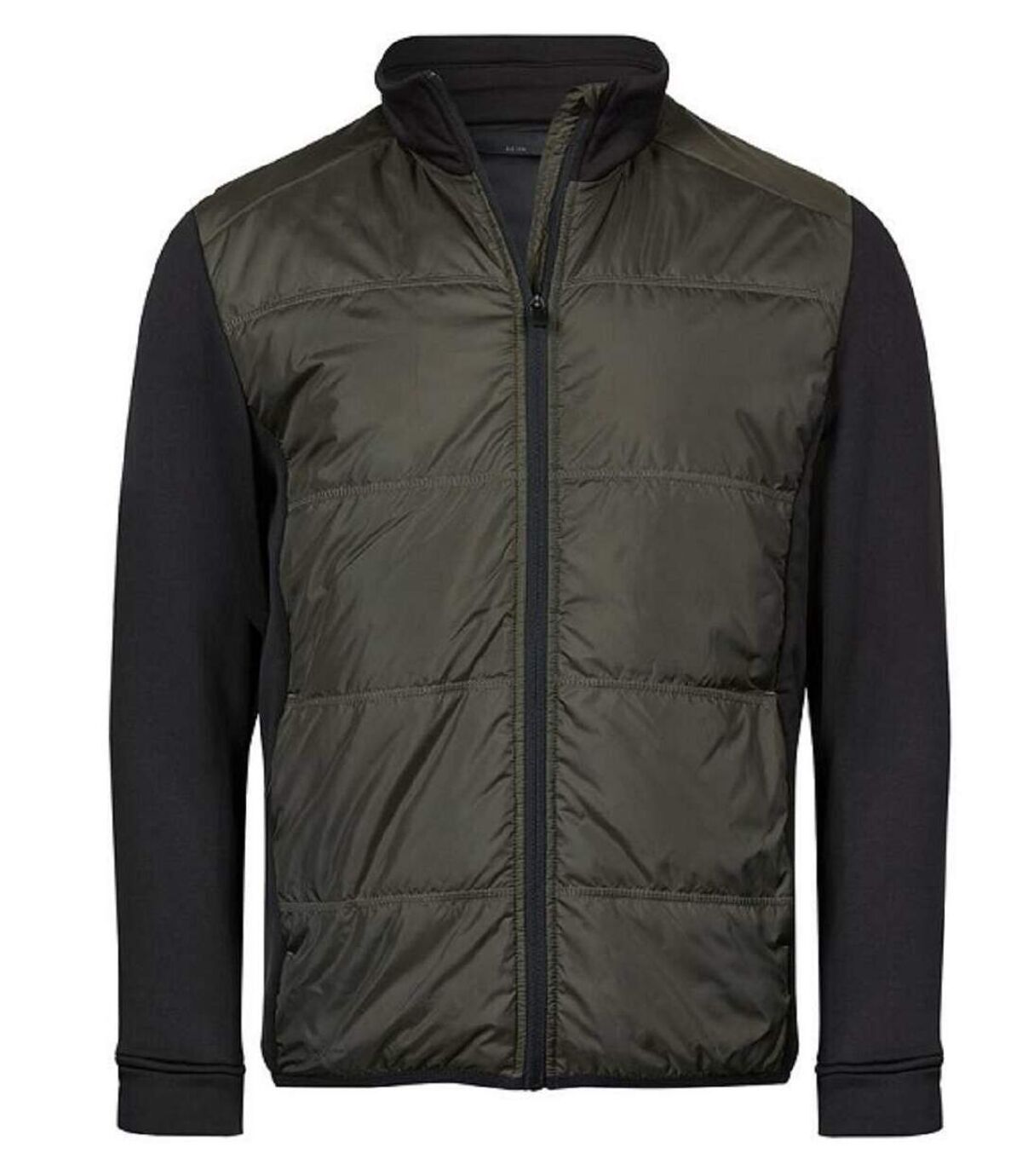Veste bi-matière - Homme - Tee Jays - 9110 - vert foncé deep green