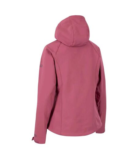 Womens/ladies Bela Ii Waterproof Soft Shell Jacket Rose Tone Trespass