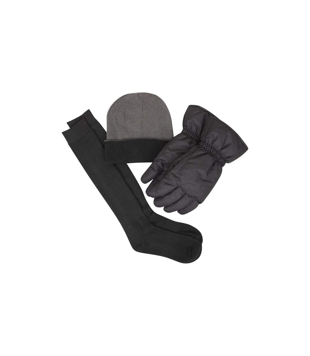 Mountain Warehouse Mens Winter Accessories Set (Black)