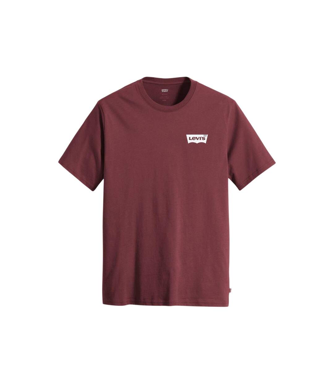 Mens Iconic Batwing Logo T-shirt Red Levis-2