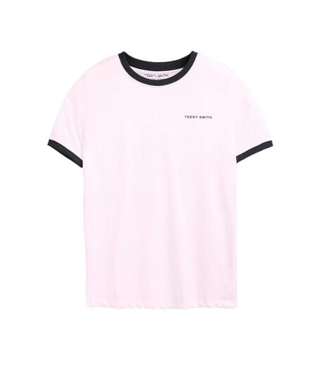 T-shirt rose pale homme teddy smith 2r - l