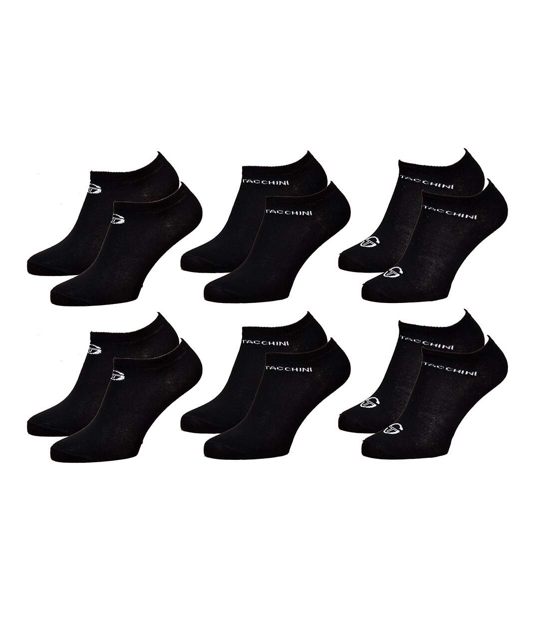 Chaussettes SERGIO TACCHINI Pack de 6 Paires Noires-1