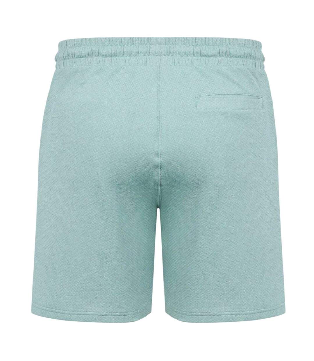 Mens Waffle Shorts Sage Firetrap-2