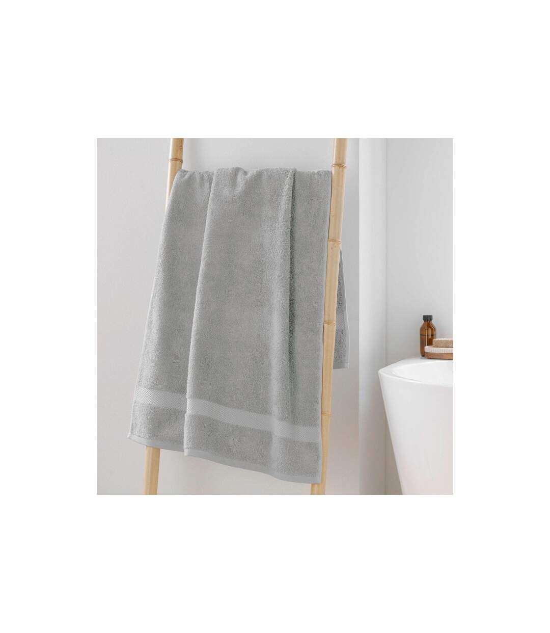 Drap de Douche Elegance 70x130cm Gris Perle-3