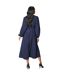 Robe mi-longue femme bleu marine Principles