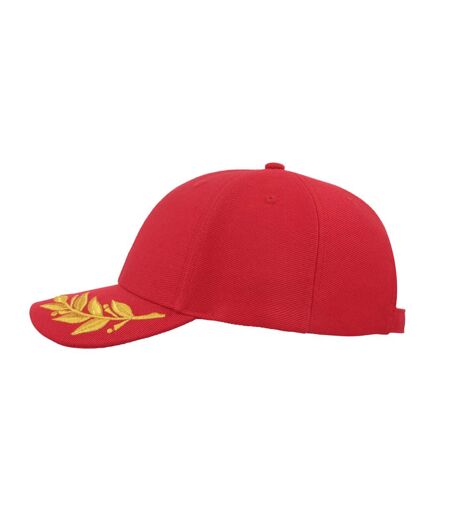 Atlantis Winner Laurel Embroidered Cap (Red) - UTAB229
