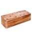 Jeu Domino en Bois Déco 16cm Marron-1