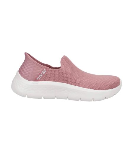Womens/ladies Go Walk Flex Sunset View Shoes Rose Skechers
