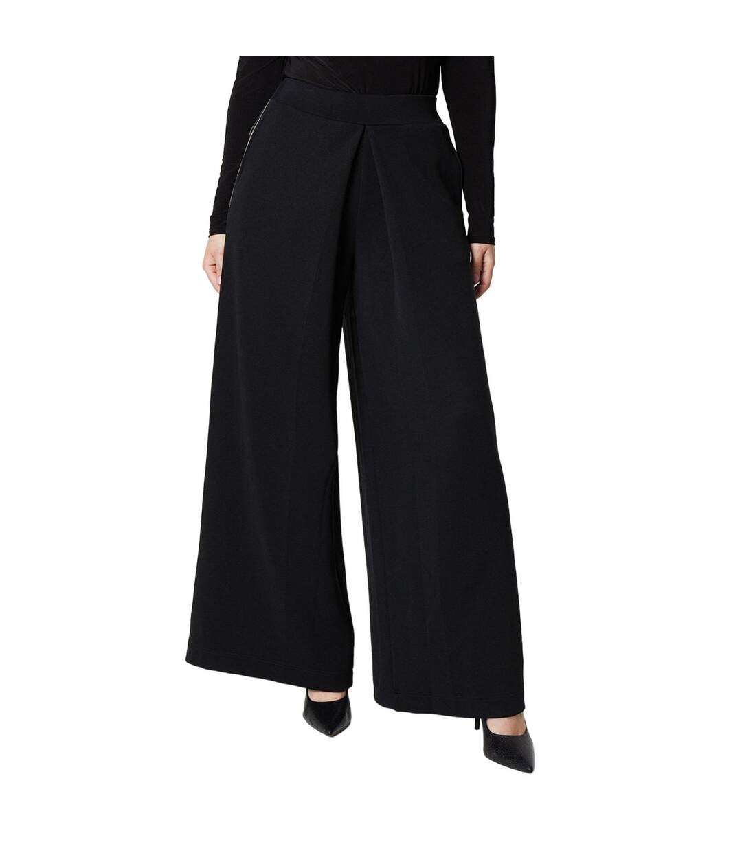 Pantalon palazzo femme noir Principles