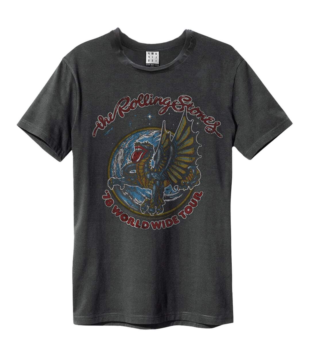T-shirt World Tour Adulte Anthracite Amplified-1