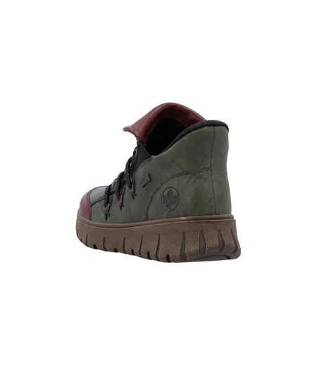 Basket Montante Cuir Rieker Maya