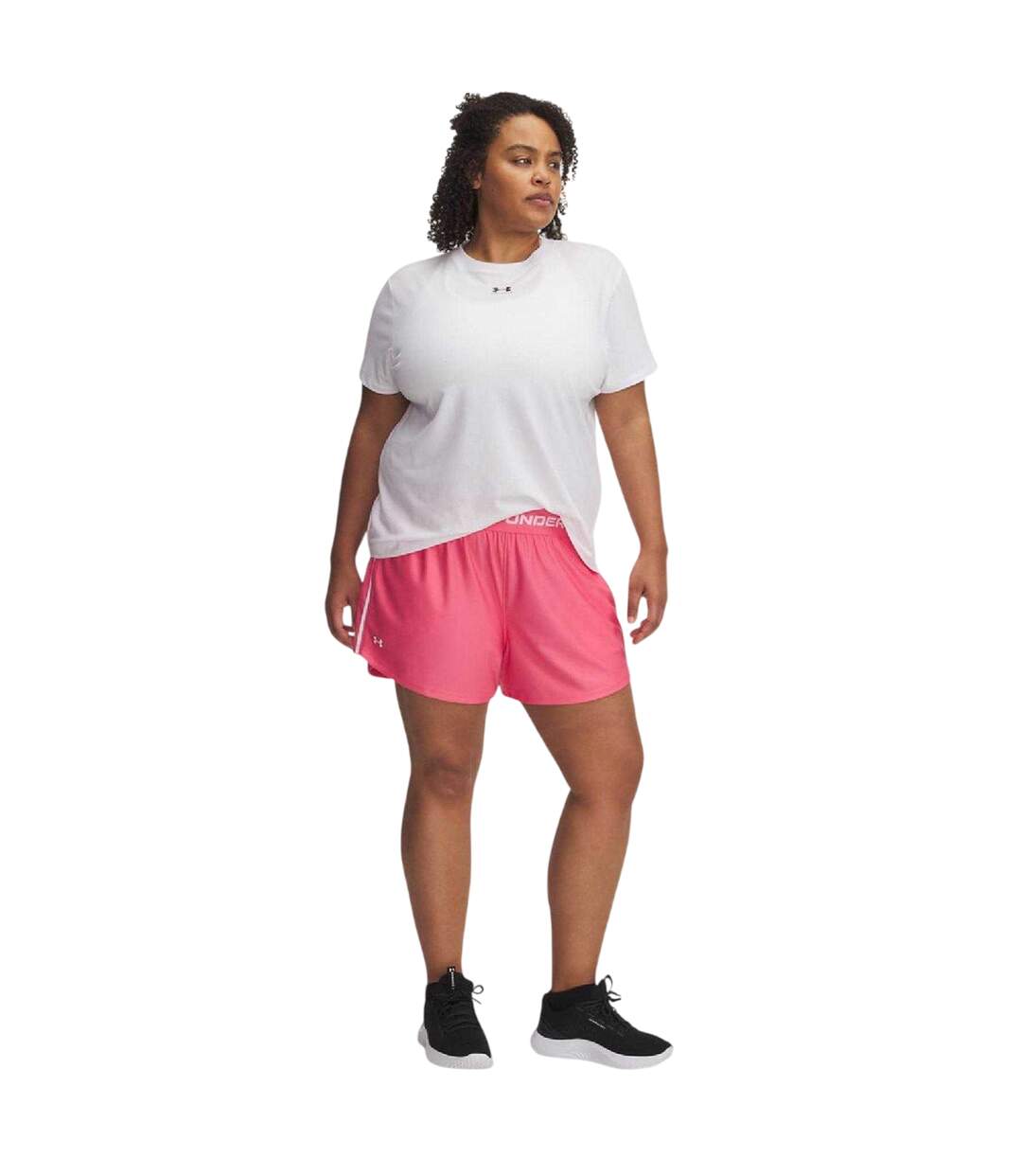 Short Play Up Femme Rose Under Armour-4