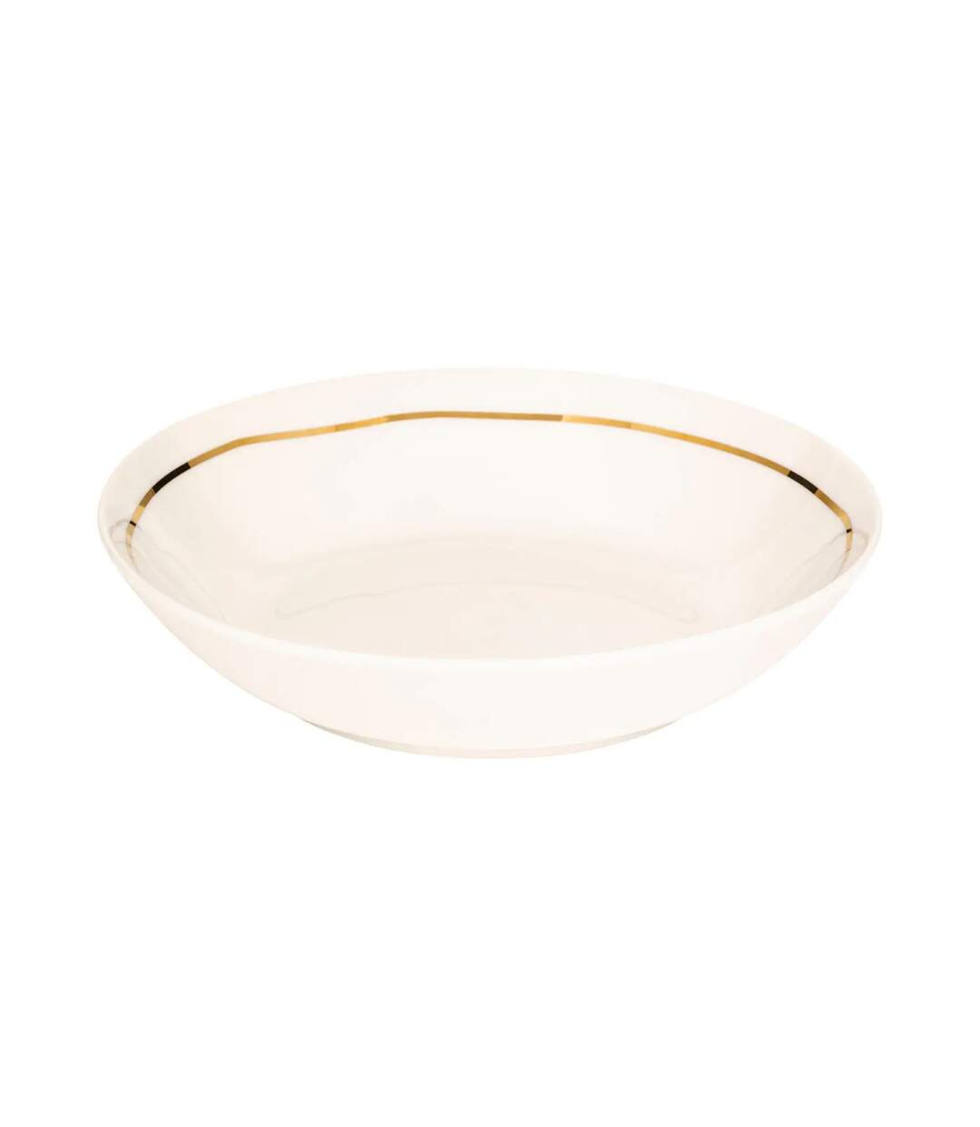 Lot de 6 Assiettes Creuses Selena 20cm Blanc-1
