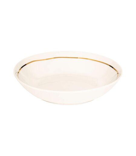 Lot de 6 Assiettes Creuses Selena 20cm Blanc