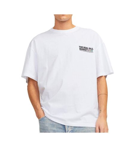 T-Shirt Blanc  Homme Jack & Jones Toast - L