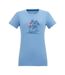 Womens/ladies Fingal Trees Stretch T-shirt Washed Denim Regatta-2