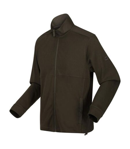 Regatta Mens Leveson Full Zip Fleece Jacket (Dark Khaki) - UTRG8934