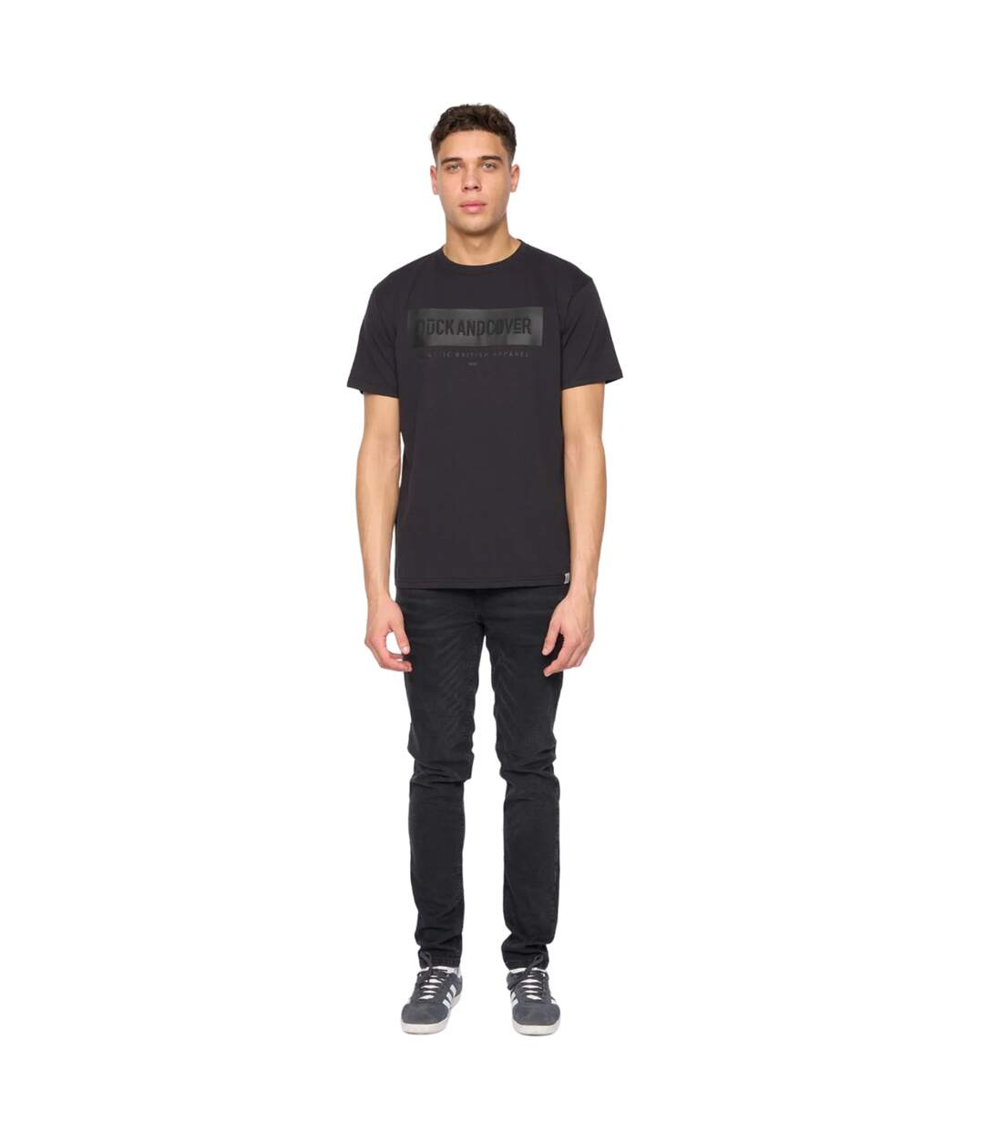 T-shirt chatts homme noir Duck and Cover-4