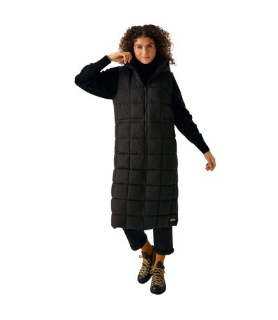 Womens/ladies Leandra Longline Gilet Black Regatta
