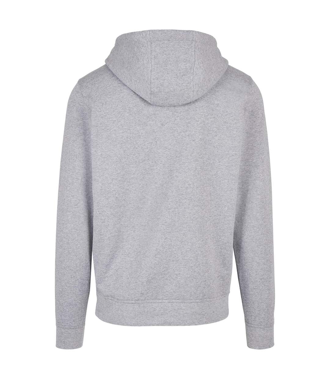 Mens Basic Hoodie Gris Chiné Build Your Brand-2