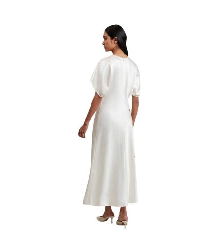 Robe Motif/style Colonne Myzan Femme Blanc Cassé Ted Baker
