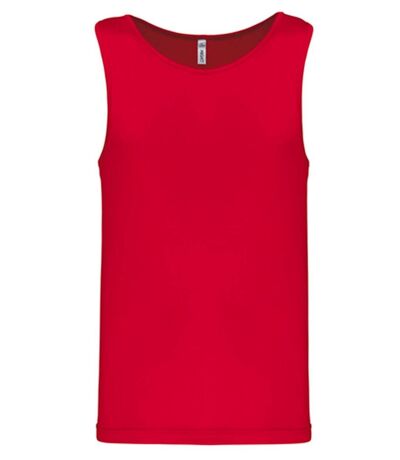 Débardeur de sport - Homme - PA441 - rouge