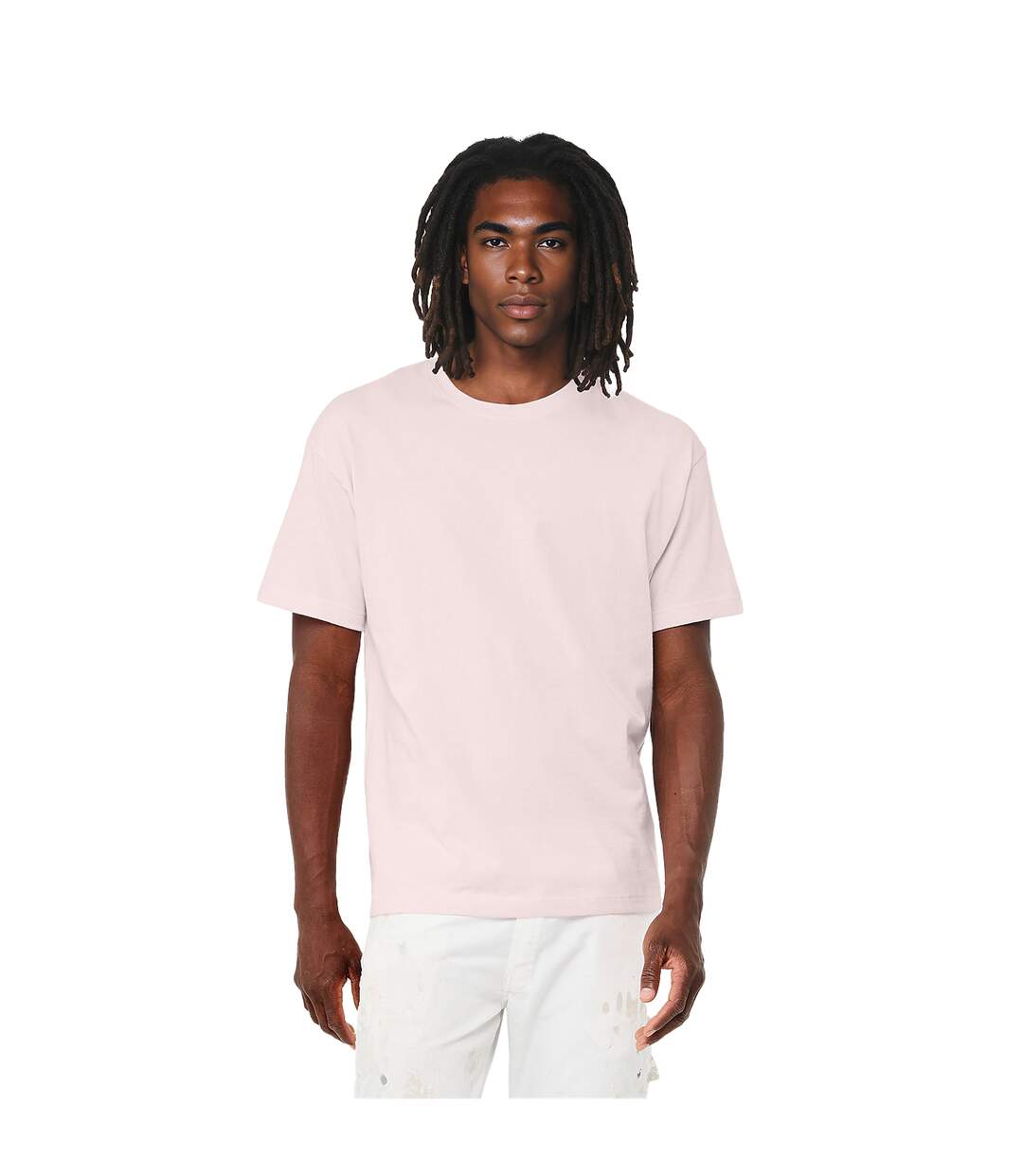Unisex Adult Heavyweight Boxy T-shirt Soft Pink Bella + Canvas-4