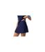 Jupe De Bain À Taille Élastiquée Motif/style Uni Femme Bleu Marine Speedo-1