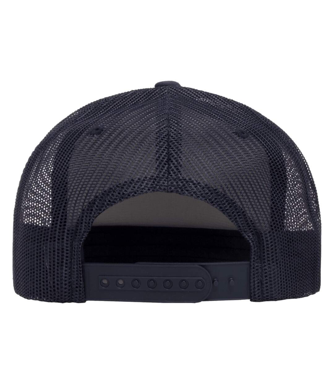 Casquette trucker blanc / bleu marine Yupoong-2