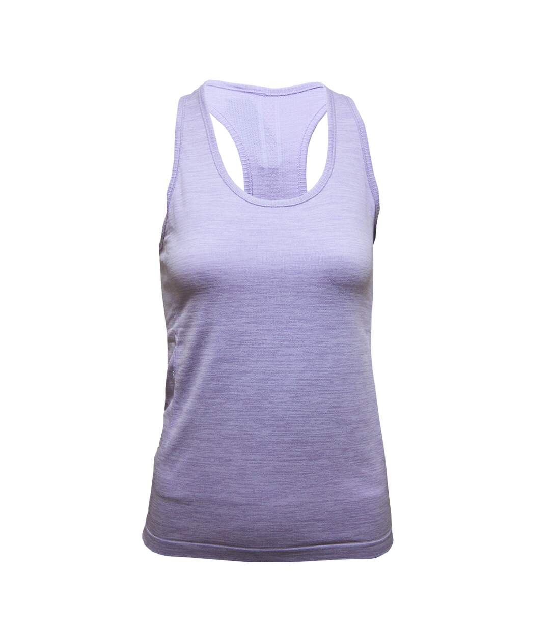 Womens/ladies multi sport melange seamless 3d vest lilac TriDri-1