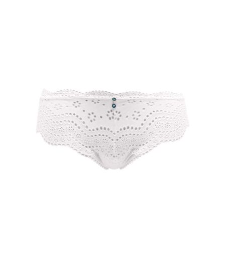 Shorty tanga blanc Faience