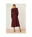 Robe mi-longue femme pourpre Dorothy Perkins